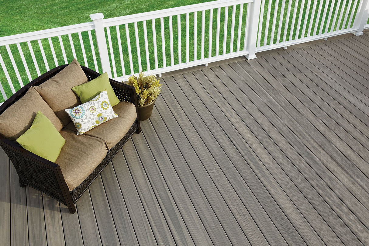 Grooved Decking Board 1"x6" Fiberon PVC Paramount - Sandstone