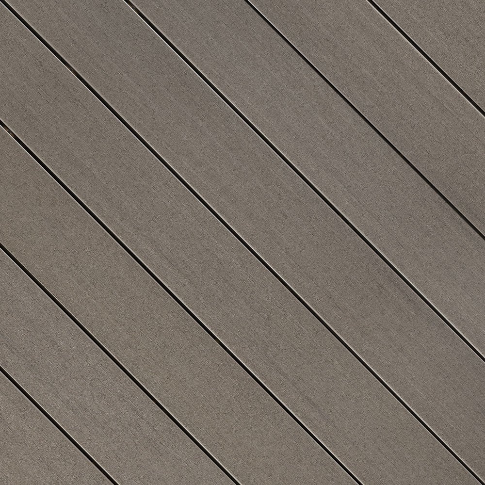 Planche de terrasse rainurée en PVC 1" x 6" Fiberon Promenade - Shaded Cay