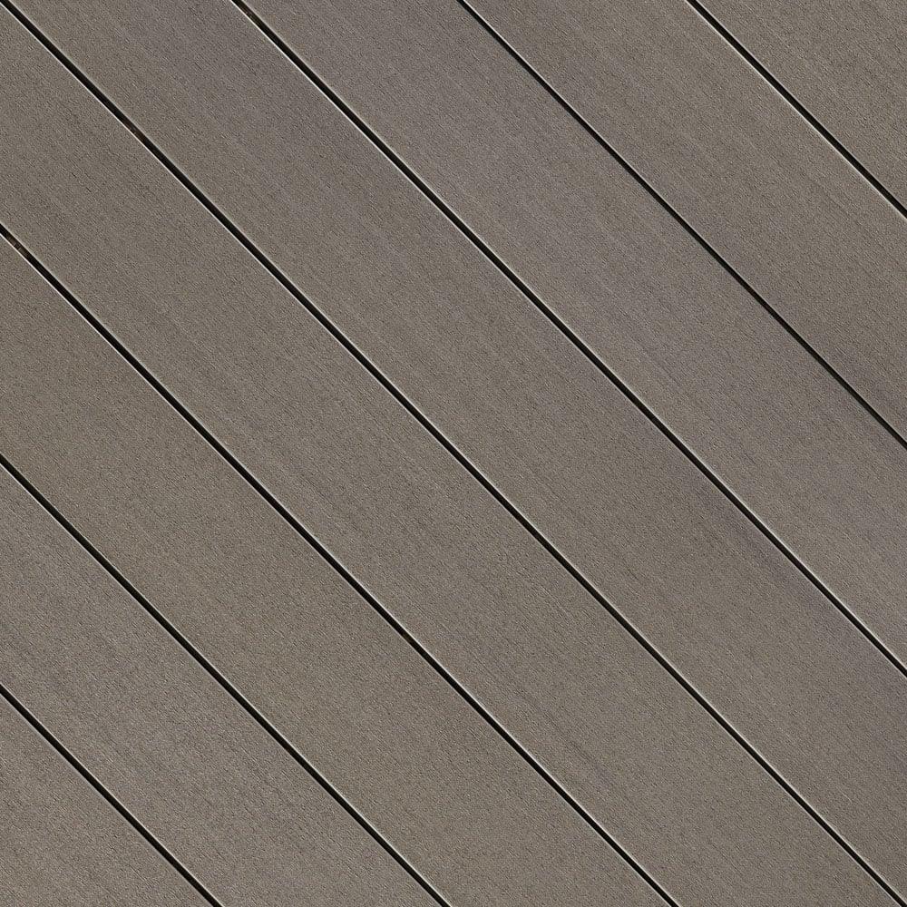 Planche de terrasse rainurée en PVC 1" x 6" Fiberon Promenade - Shaded Cay