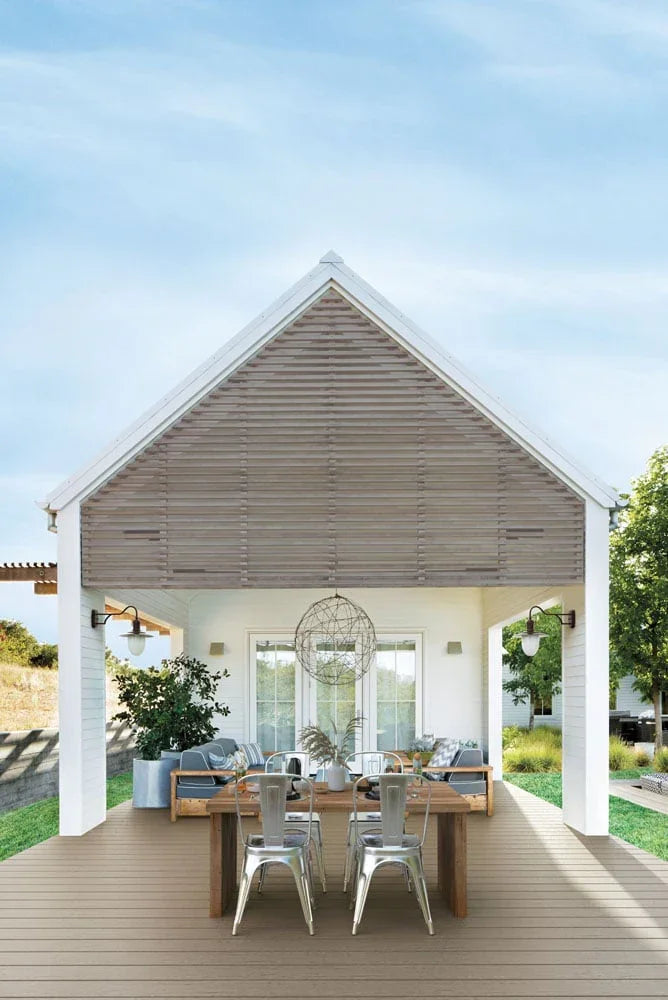 Planche de terrasse rainurée en PVC 1" x 6" Fiberon Promenade - Shaded Cay