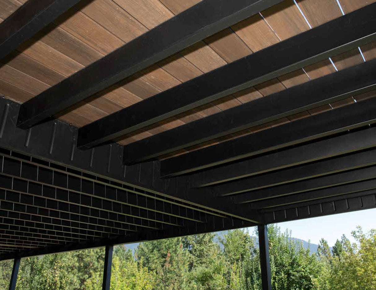 2" x 6" Black Steel Joist 16 Gauge - Fortress Evolution