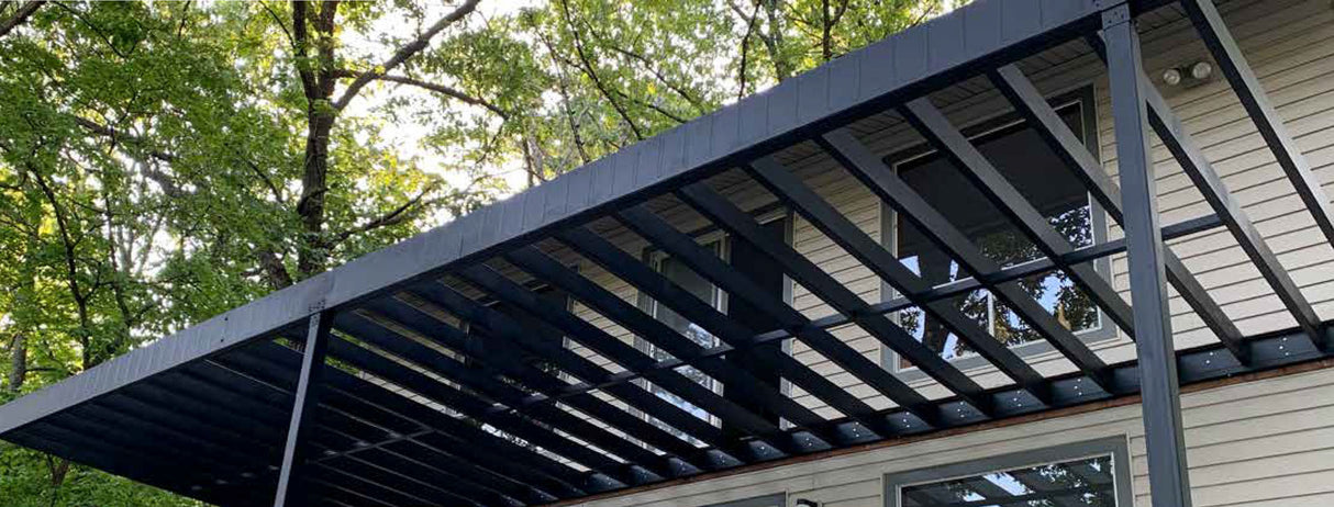 2" x 6" Black Steel Joist 16 Gauge - Fortress Evolution