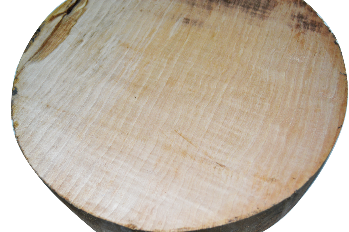Bloc rond en érable figuré 12/4 Grade AAA