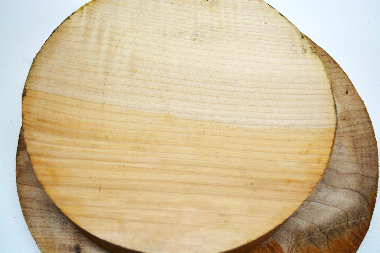 Bloc rond en érable figuré 8/4 Grade A