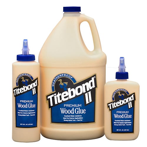 Titebond-II Premium wood glue (interior-exterior)