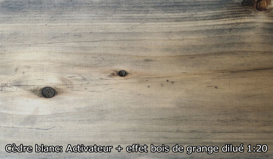 Vieillisseur concentré pour bois - Effet bois de grange