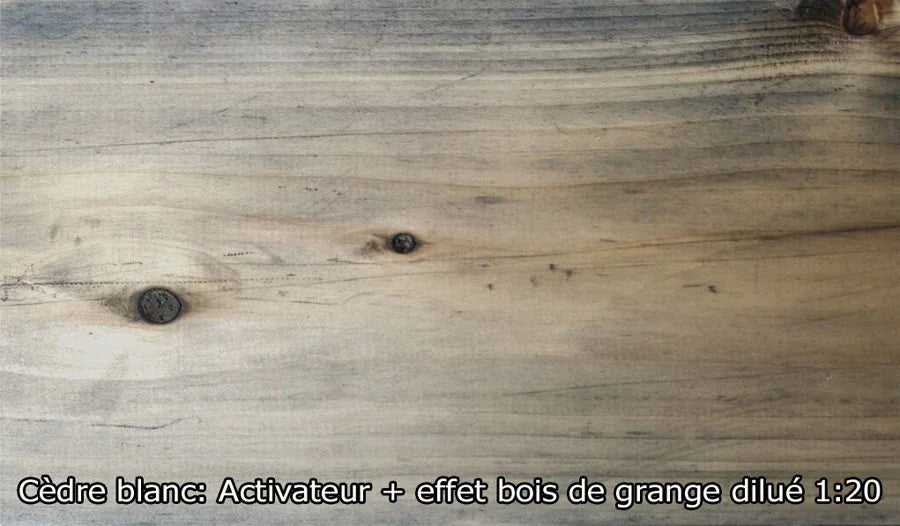 Vieillisseur concentré pour bois - Effet bois de grange