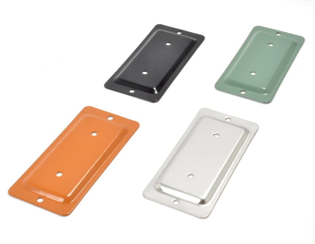 2" x 4" Fixplak plate - Black