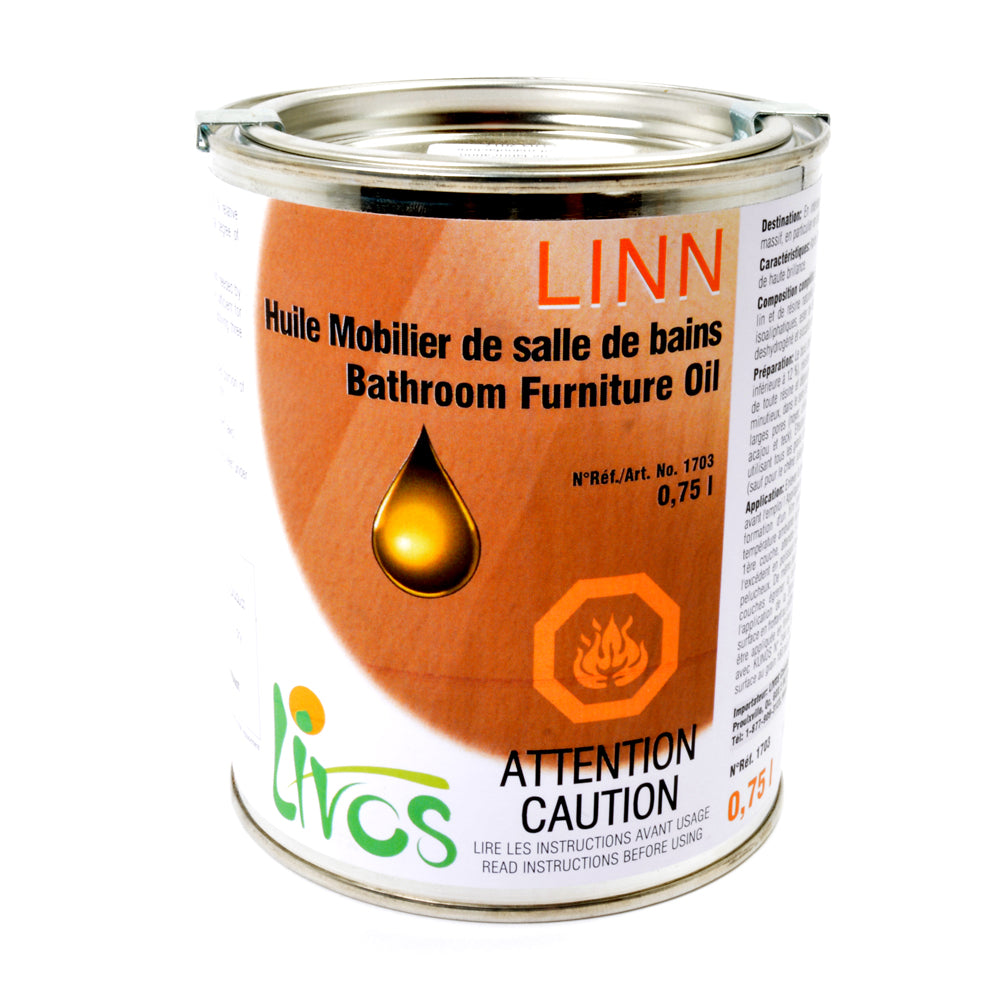 Huile pour mobilier de salle de bain Linn - Livos