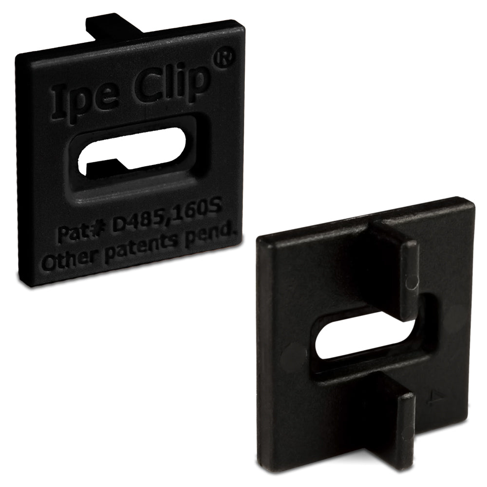 Ipe Clip Extreme hidden deck black fasteners - DeckWise