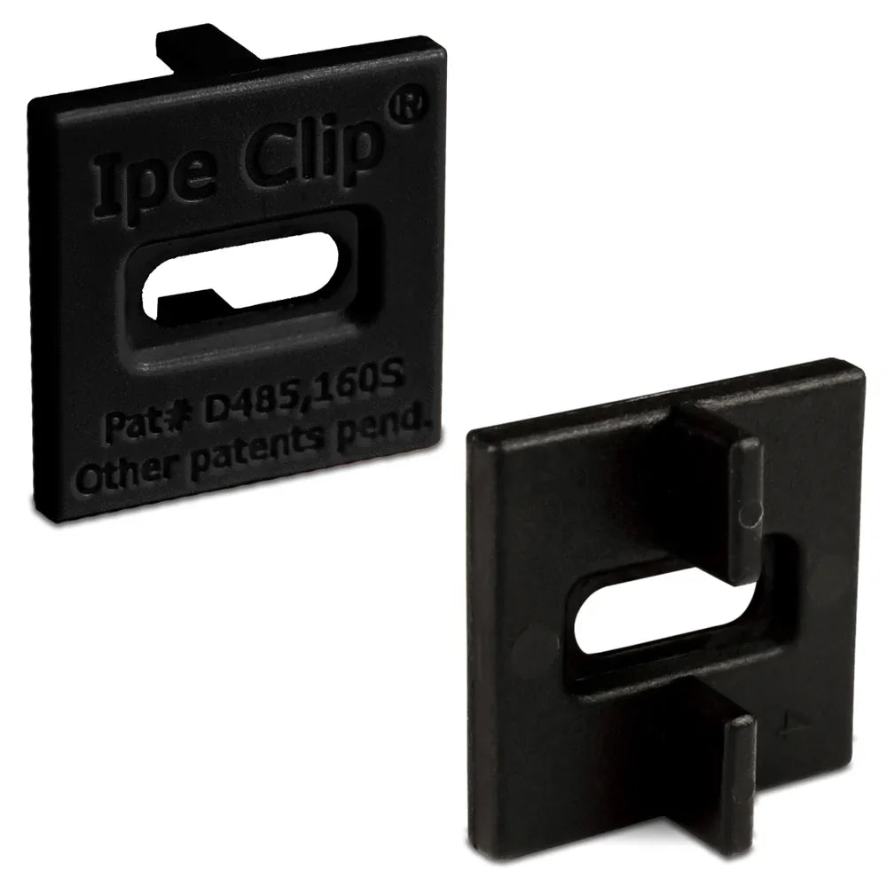 Ipe Clip Extreme hidden deck black fasteners - DeckWise