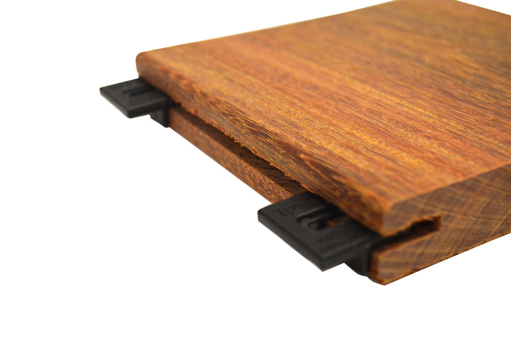 Ipe Clip Extreme hidden deck black fasteners - DeckWise