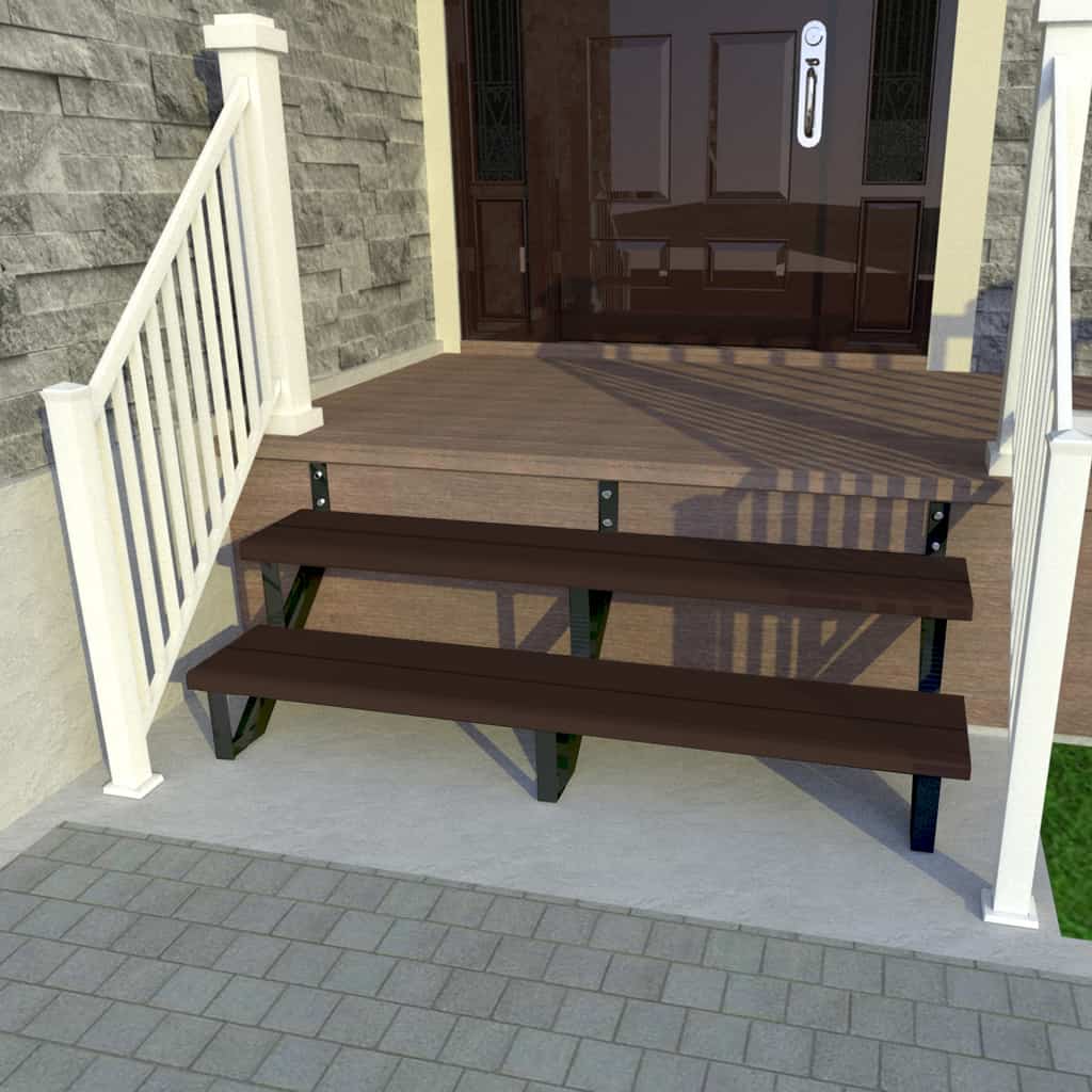 Black steel stair stringer - Pylex