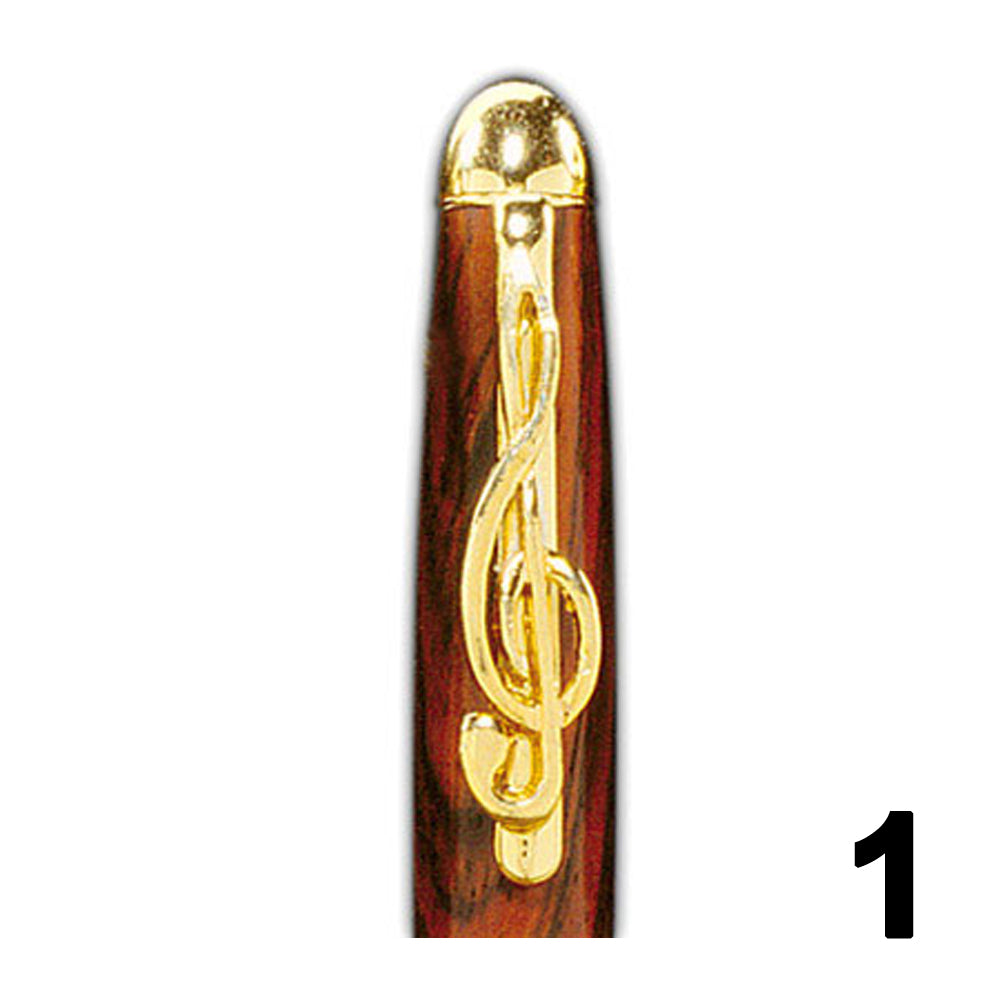 Gold pen clip for "Slimline" and "Comfort" pens and pencils