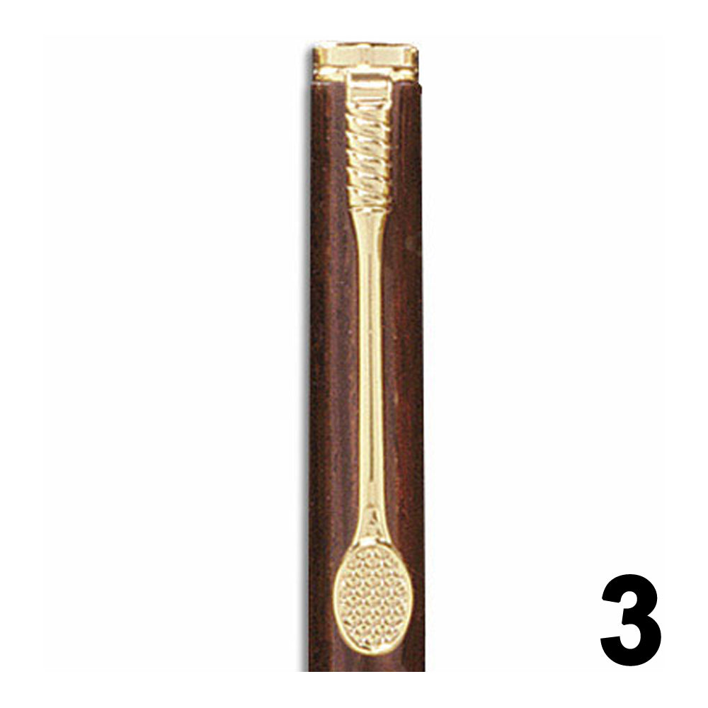 Gold pen clip for "Slimline" and "Comfort" pens and pencils