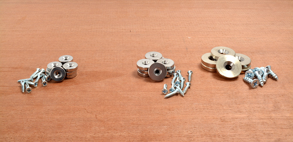 Plaques de fixation pour aimants