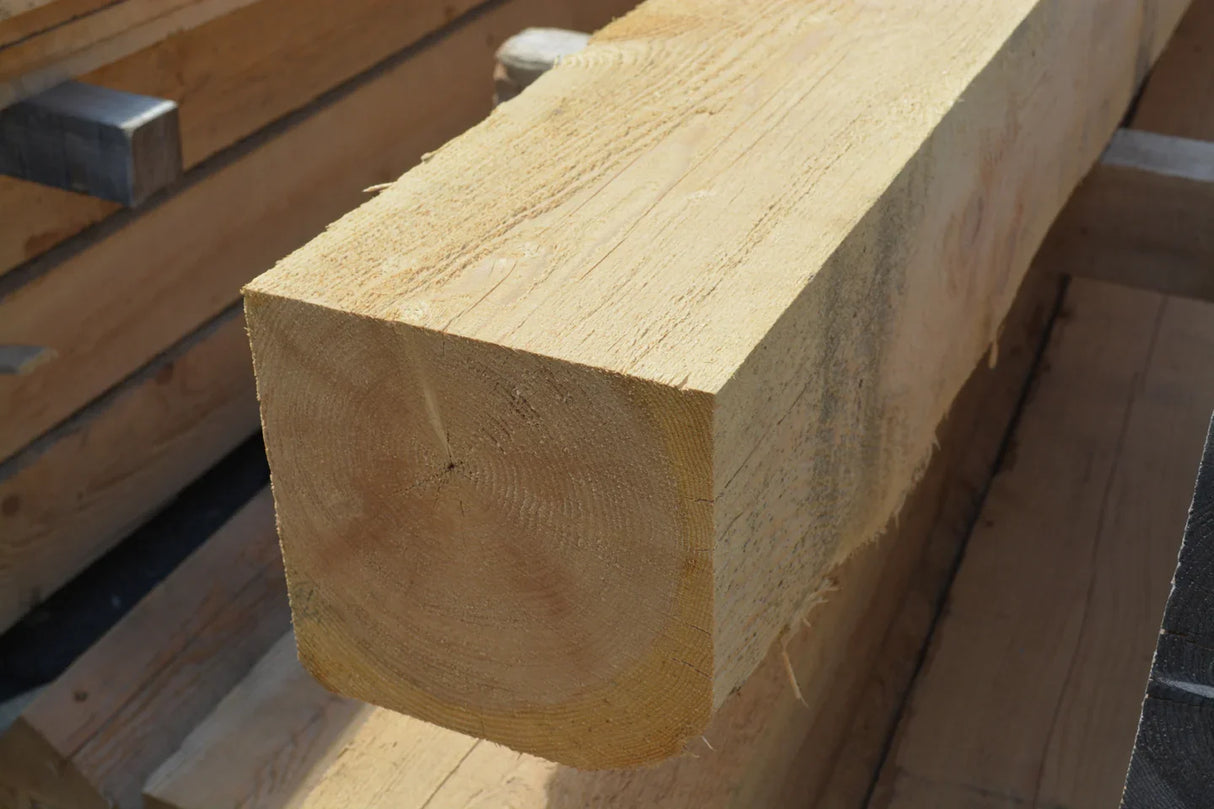 Pruche brute - 6" x 6"