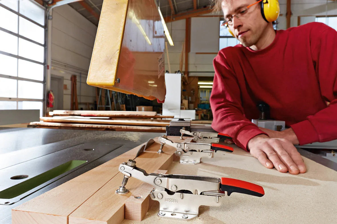 Serre‑joint articulé à réglage automatique, horizontal STC-HH - Bessey