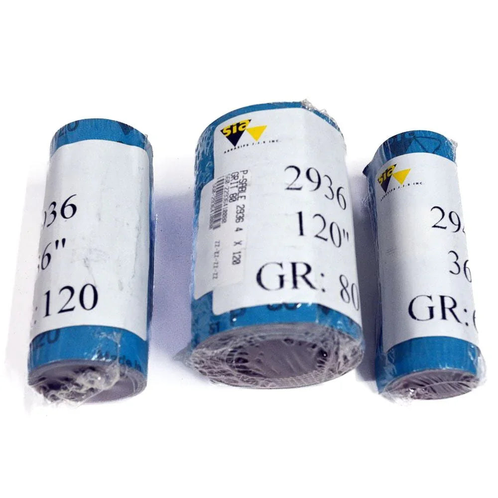 Papier sablé en rouleau 4" x 120" - Sia