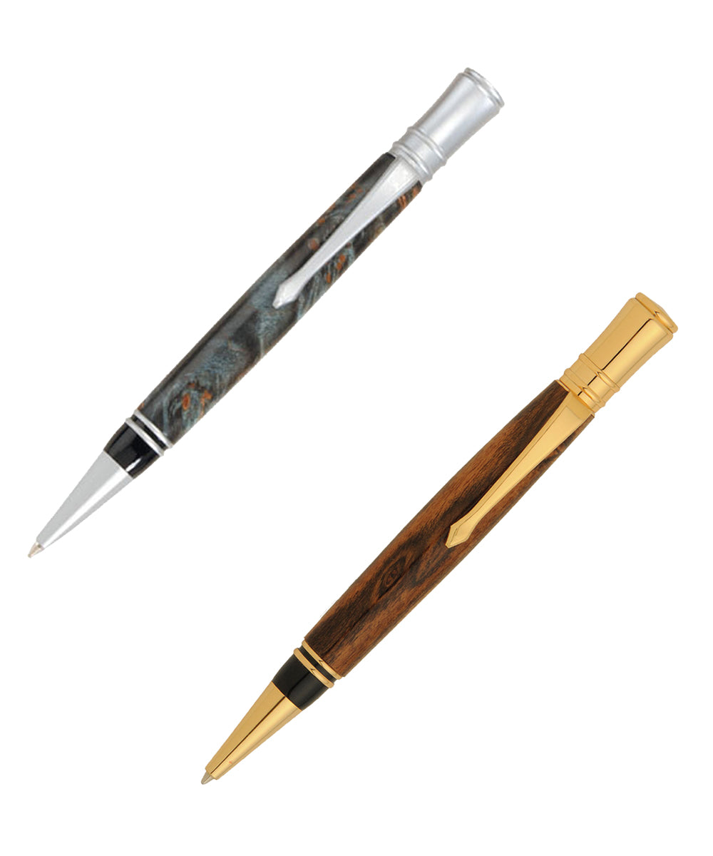 "Executive" style pens kit - "Twist" mechanism