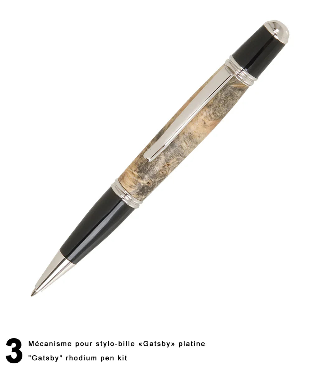 Stylos-bille style «Gatsby» - Mécanisme «Twist»