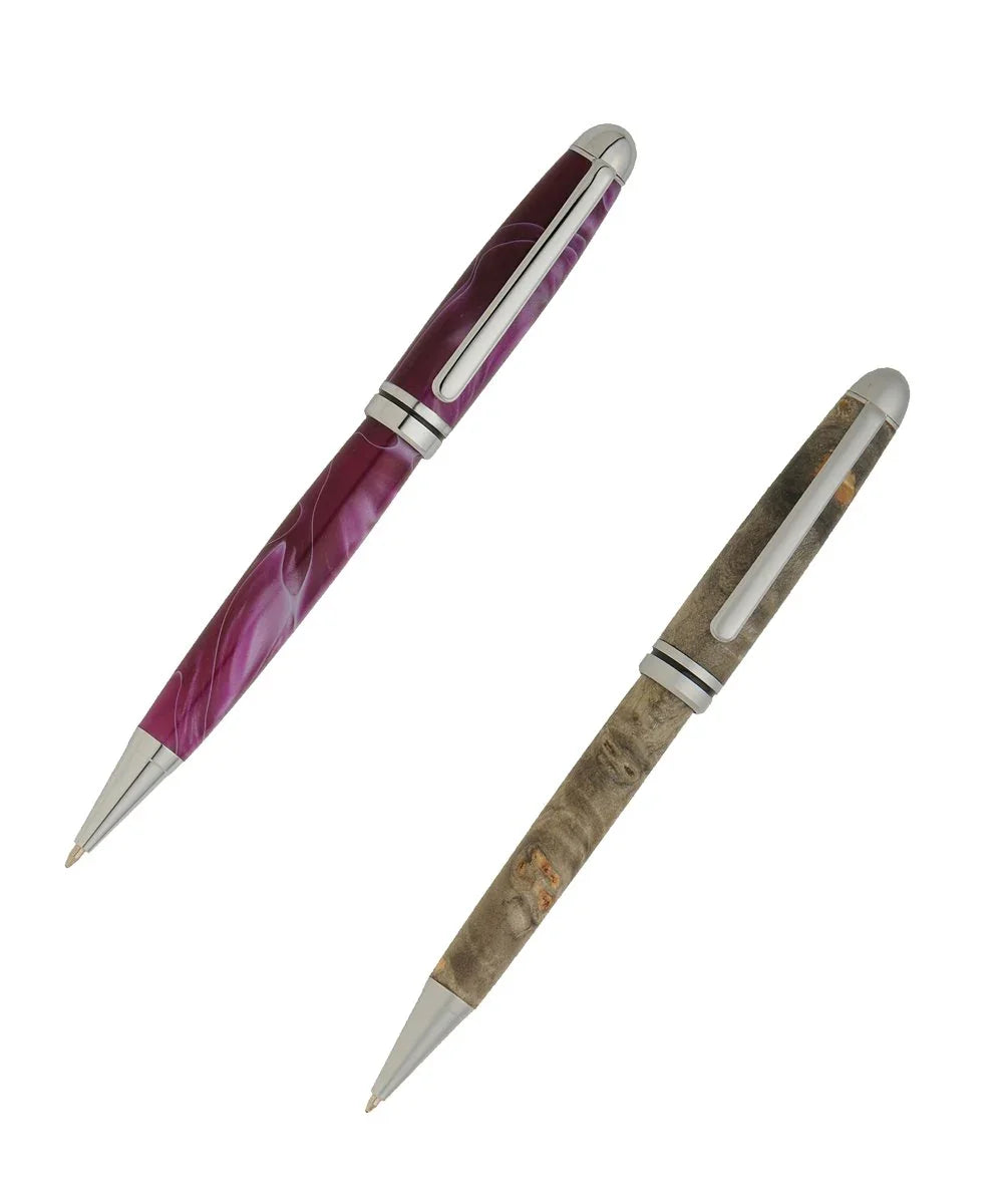"Mont-Blanc - Designer" style pens kit - "Twist" mechanism