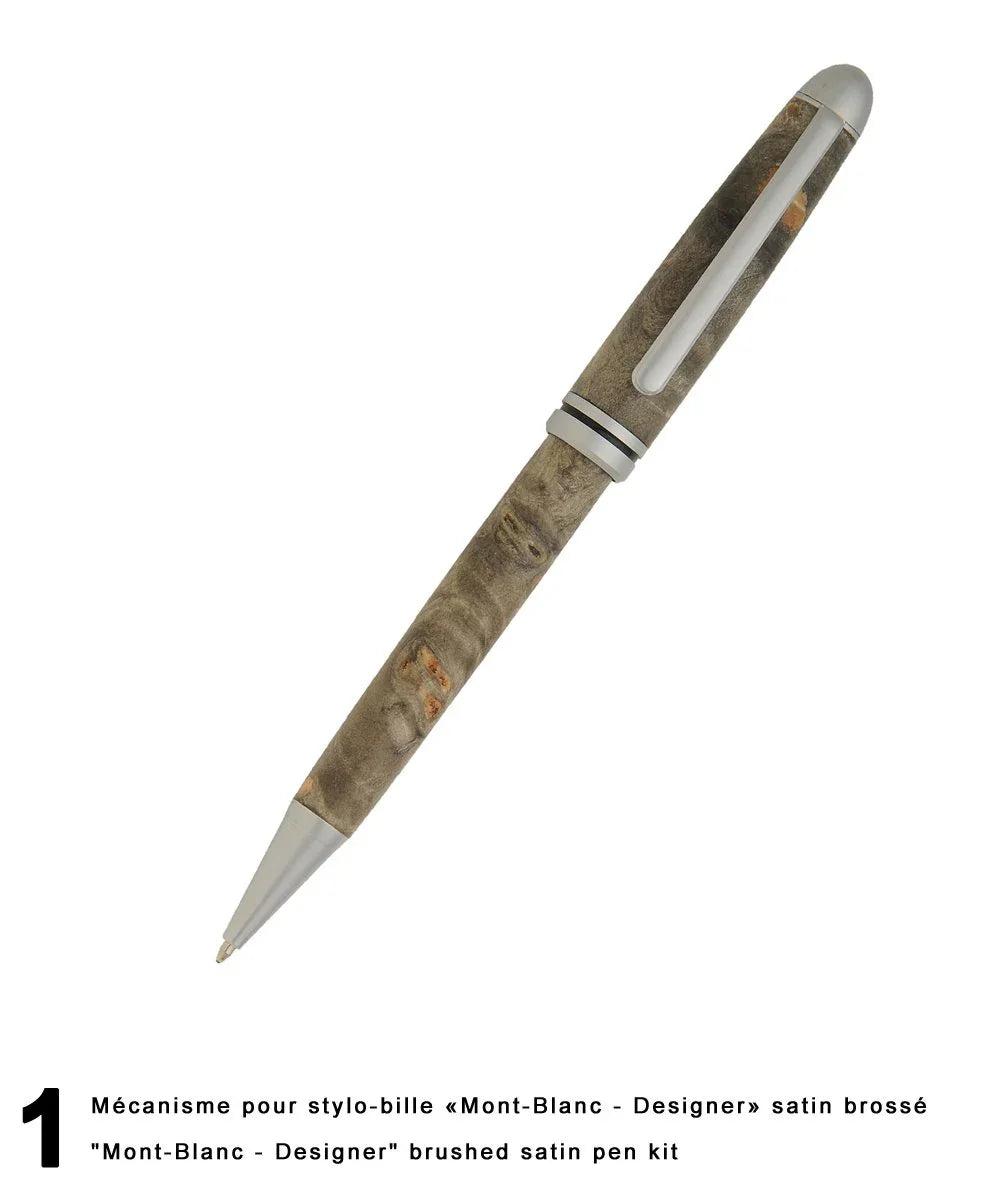 "Mont-Blanc - Designer" style pens kit - "Twist" mechanism