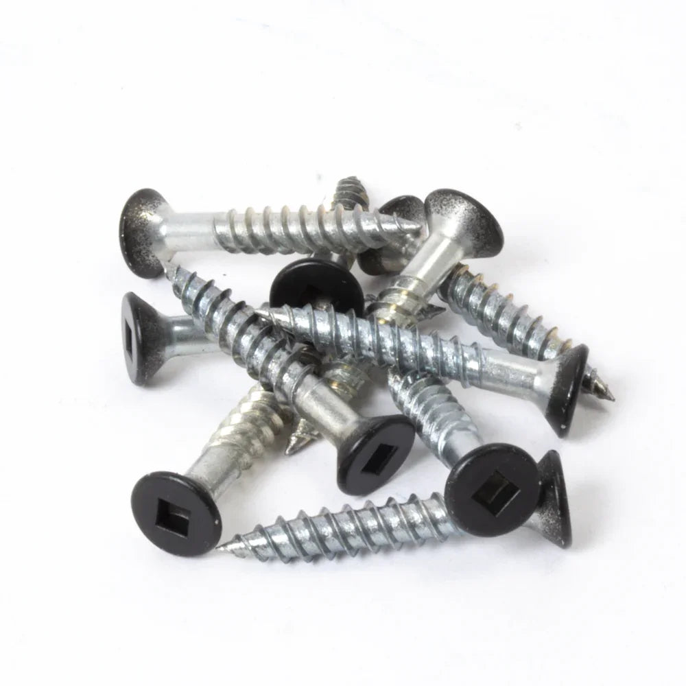 Wood screws -Flat head - Black