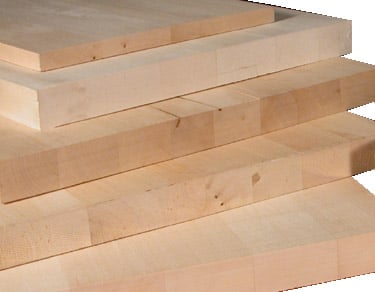 Laminated basswood blank for chip and relief carving