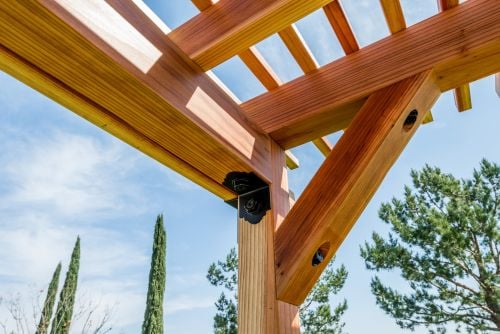 Vis à bois structurelle noire 3 1/2"