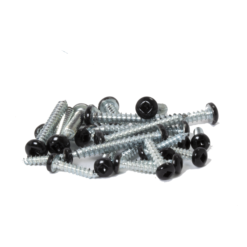 Metal screw pan head - black