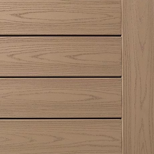 Grooved Decking Board 1"x6" TimberTech Advanced PVC Harvest - Brownstone