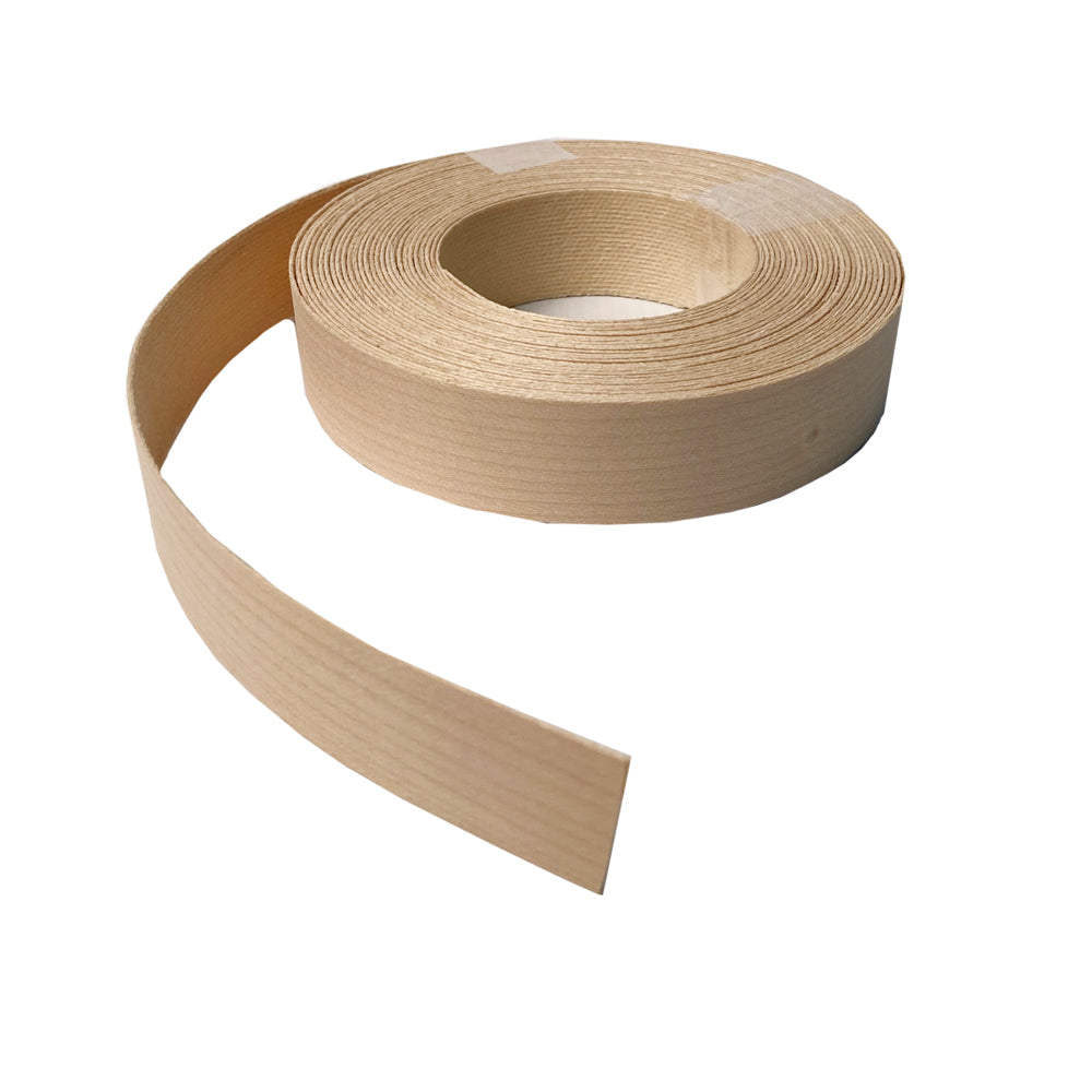 Bandes de chant en bois de frêne blanc préencollées