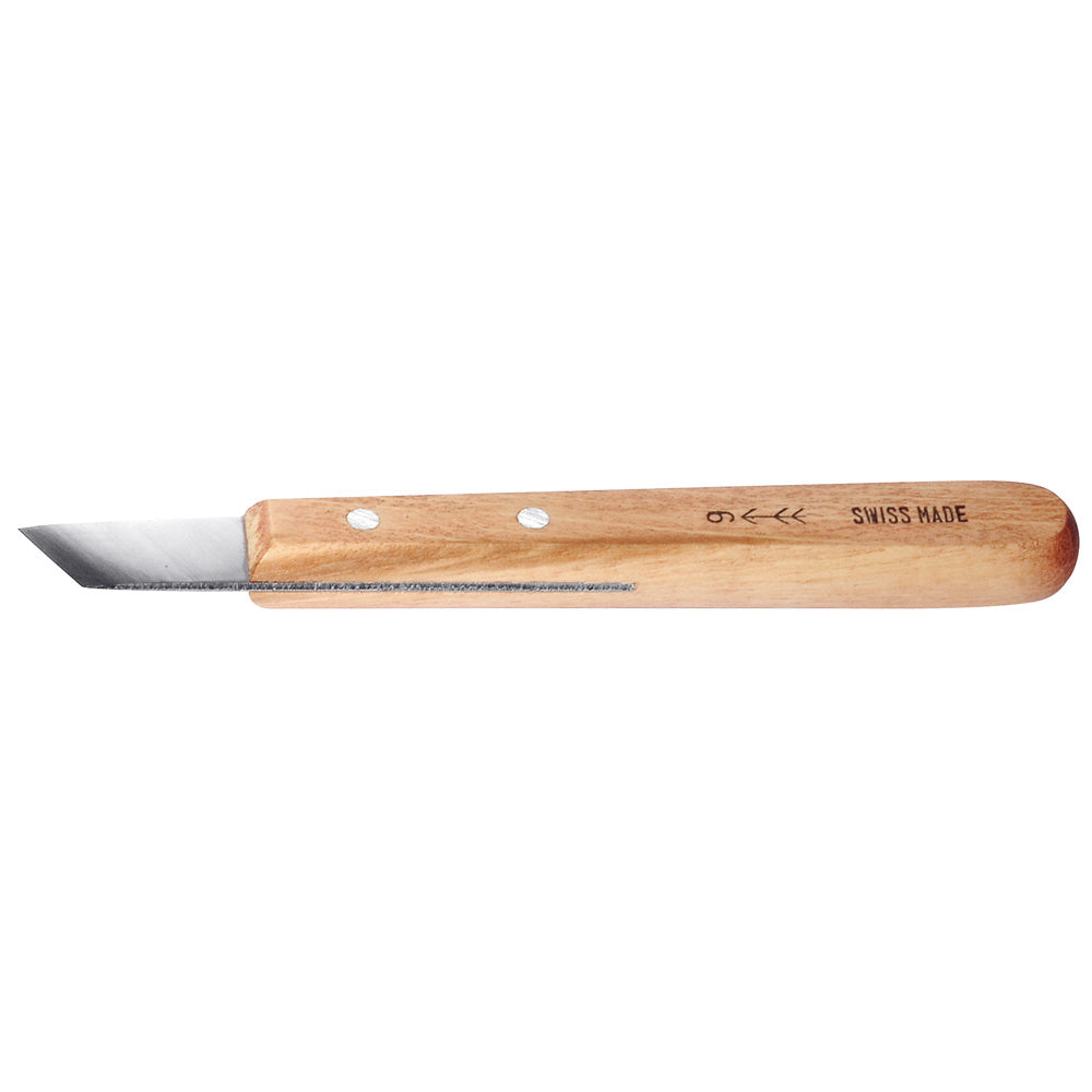 Couteau pour sculpture en coches #9 - Pfeil. Fabriqué en Suisse