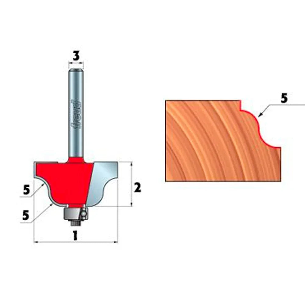 Roman Ogee Router Bits - Freud