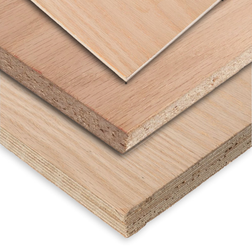 Red oak panels - 4' x 8'