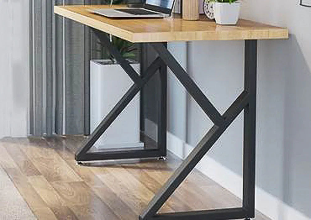 Black K shaped dining table desk leg 28" X 18"
