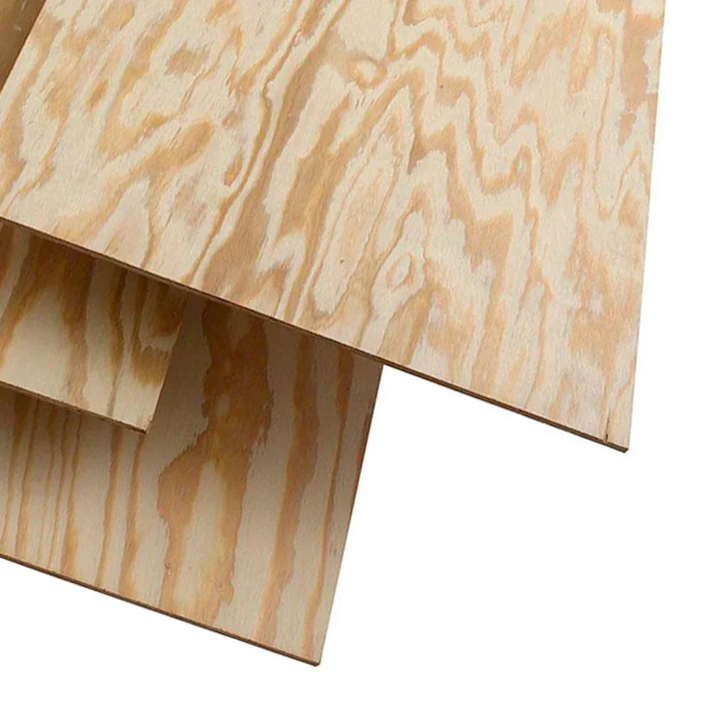 BCX Pine Plywood, 1-Side Finish - 4' x 8'