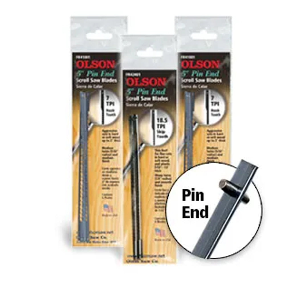 9 tpi pin scroll saw blade, 42003 - Olson
