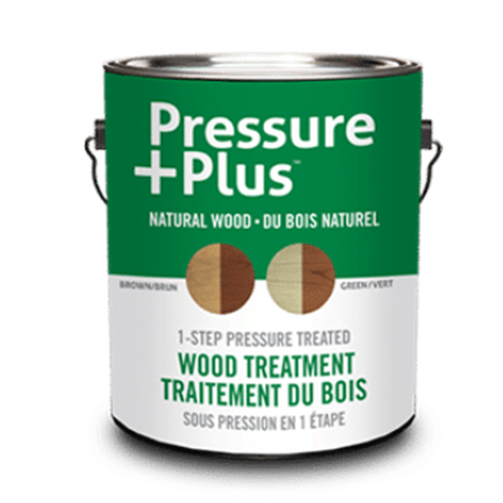Teinture pour bois traité PressurePlus 3,78 L - Sansin