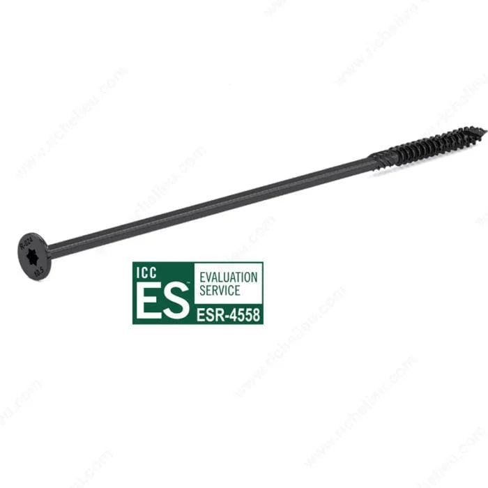 Log Home / Timber Structural Screw - PWR DRIVE LOG - Reliable