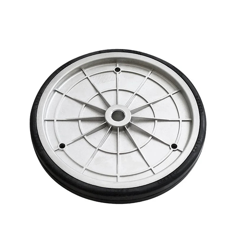 Roue de rechange noire et grise pour chariot ou équipement de menuiserie