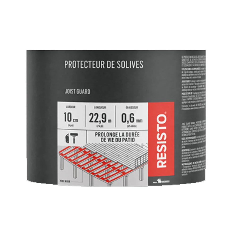 Ruban protecteur imperméable Joist Guard 4" x 75'