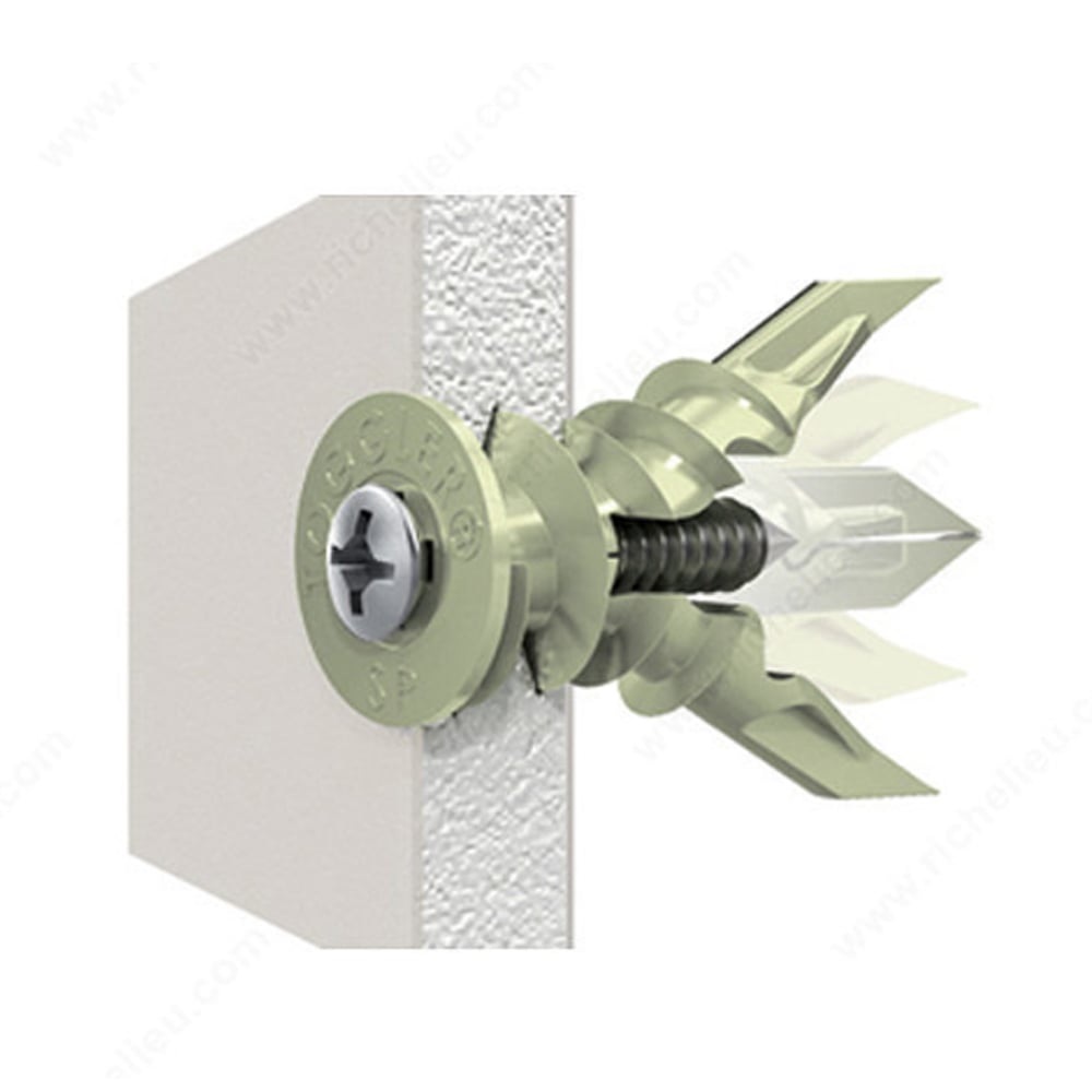 Snap-Skru anchors + screws