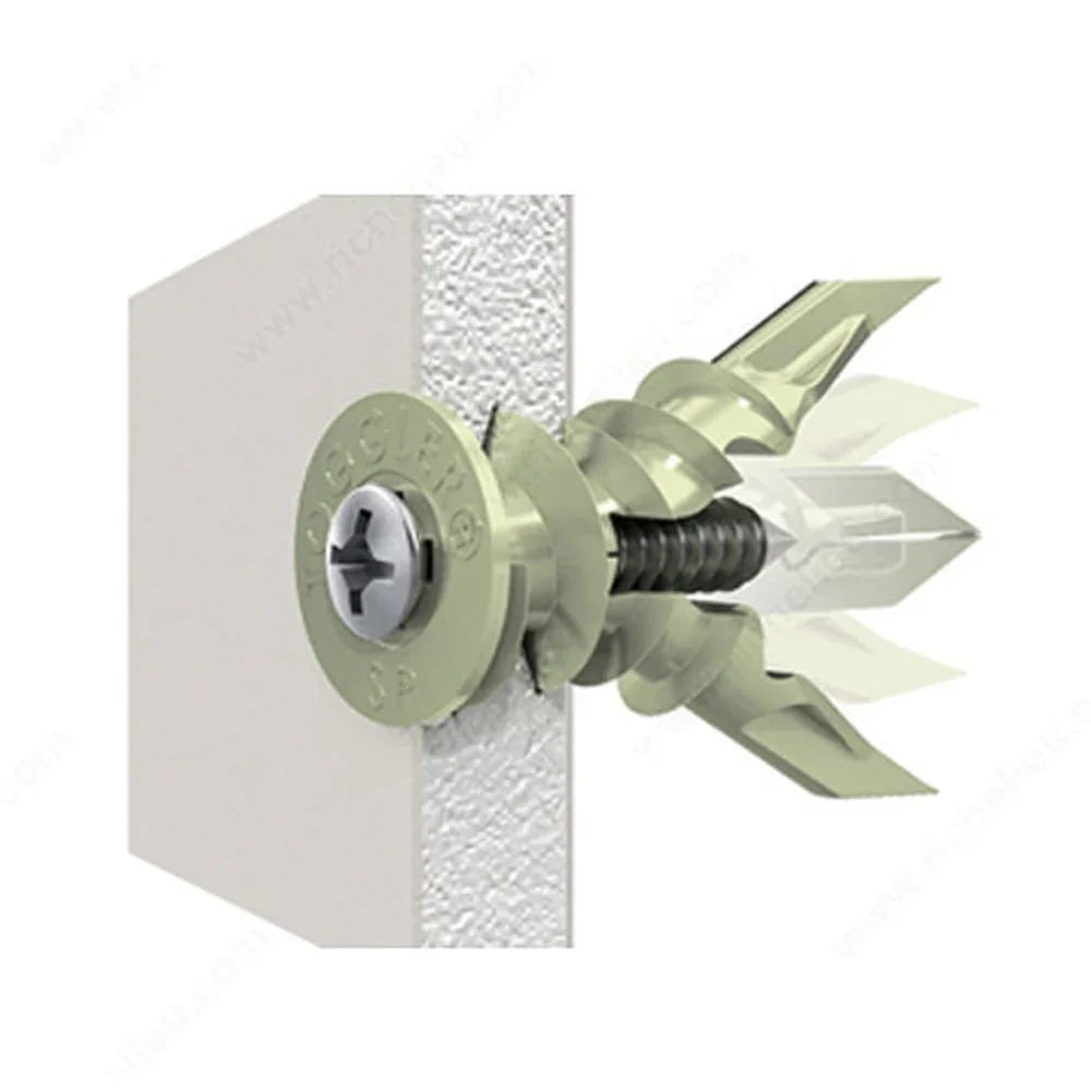 Snap-Skru anchors + screws