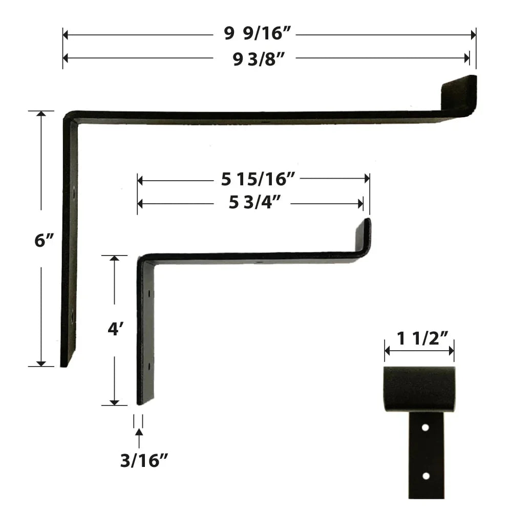 Support à tablette Style rustique - Lignum