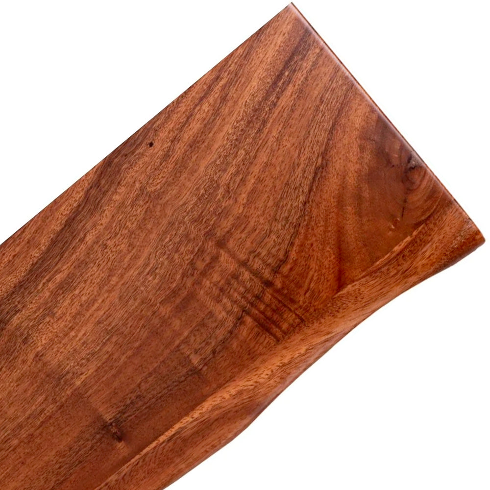 Satin lacquered Suar glued laminated panels - Live Edge - 1 1/2"