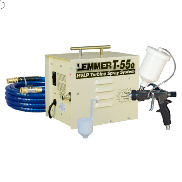Ensemble turbine et pistolet à gravité HVLP T-55Q - Lemmer