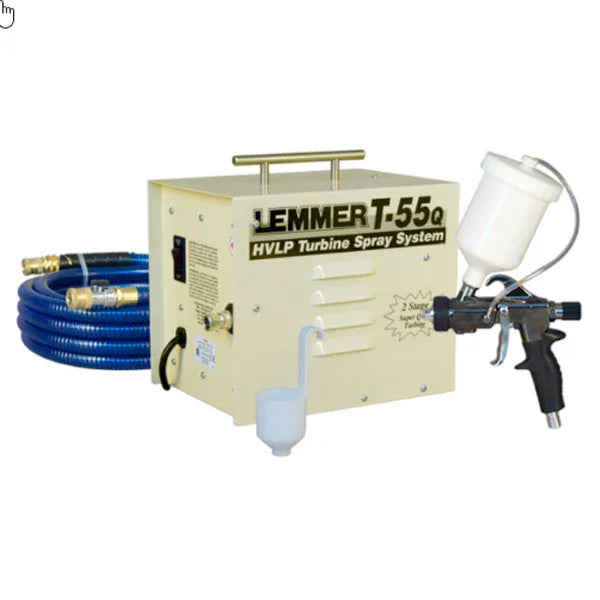 Ensemble turbine et pistolet à gravité HVLP T-55Q - Lemmer