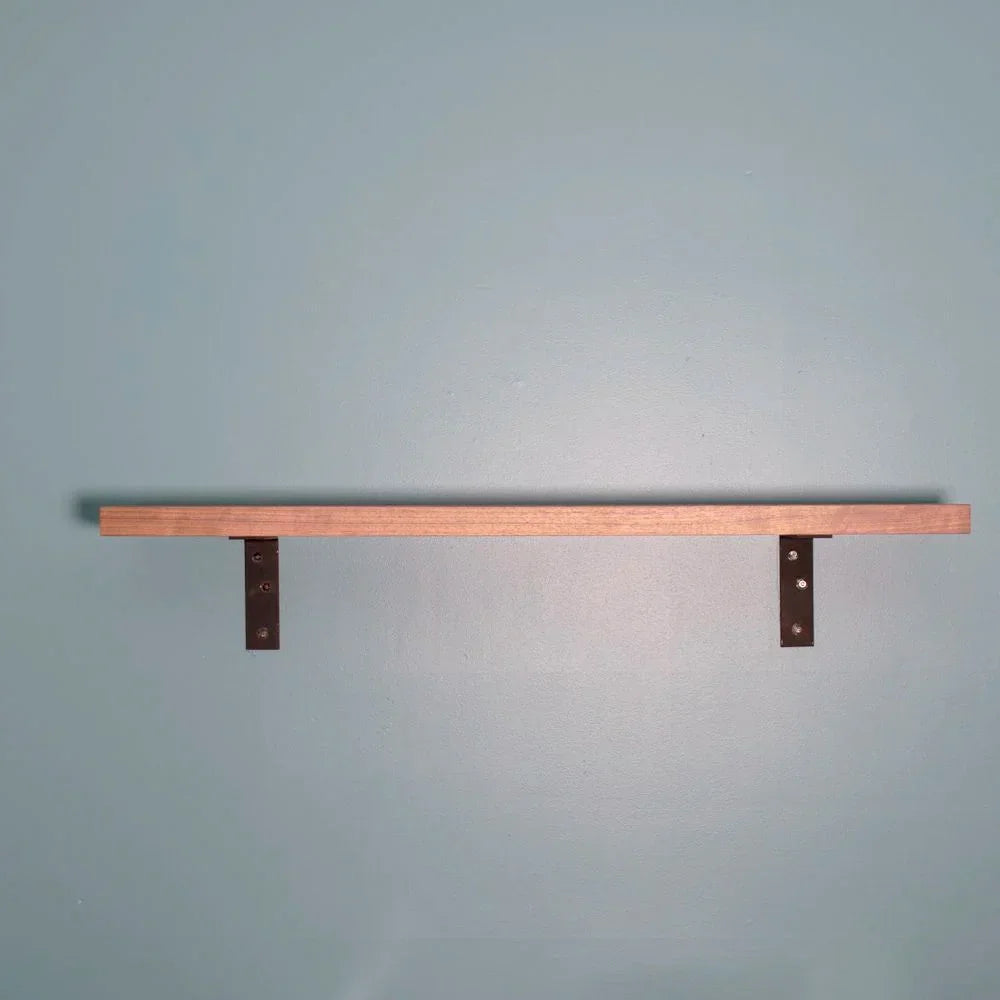 Solid Black Walnut Grooved Shelf -Lignum